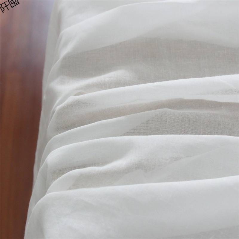 纯棉布料 白布 超薄纱布 包棉絮布料 里衬布 里子布 一口价为一米