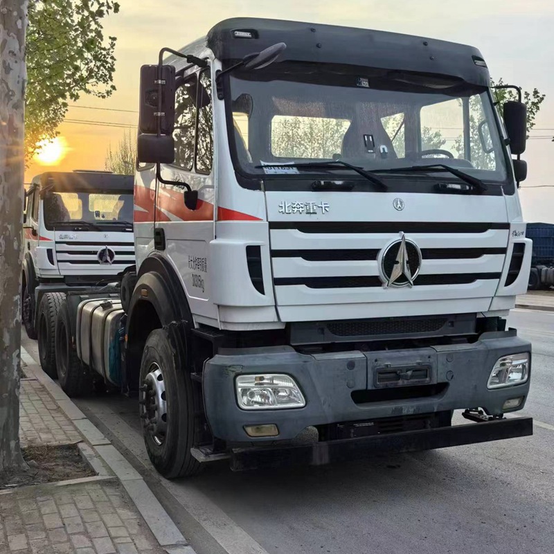 二手北奔重卡潍柴380马力法土特12速速比4.