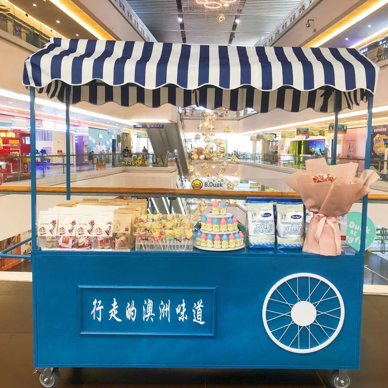 夜市地推小推车摆摊小推车网红夜市移动室外户外小本生意甜品卖花