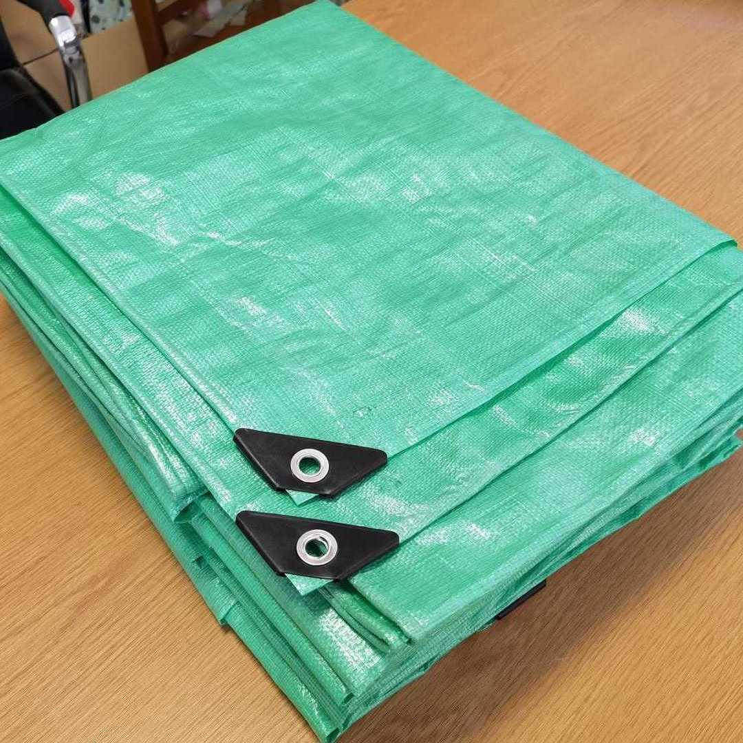 加厚绿防水防雨篷布防晒塑料布农村家用围挡防寒保暖苫盖帆布油布