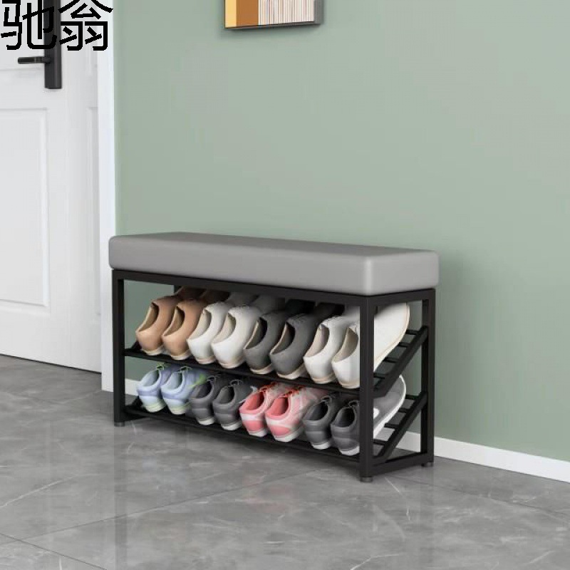 d3t轻奢换鞋凳家用进门口鞋柜坐凳一体可坐小凳子鞋架入户简约穿