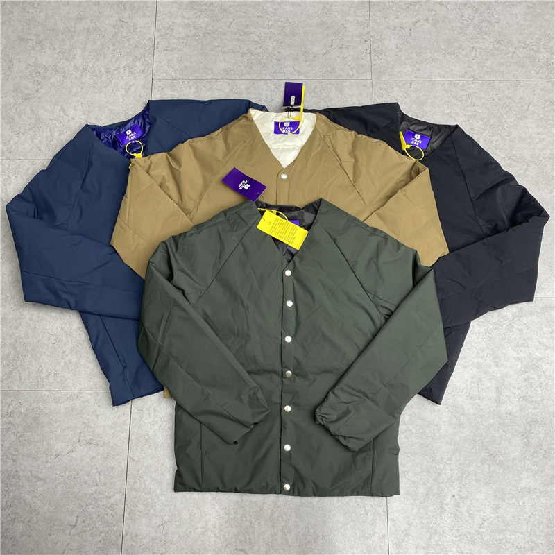 陈冠希同款无领羽绒服加厚夹克保暖棉衣外套日系cityboy宽松男女