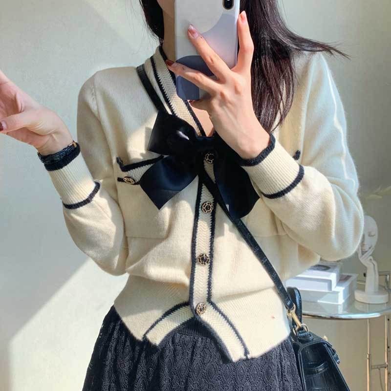 小香风毛衣名媛