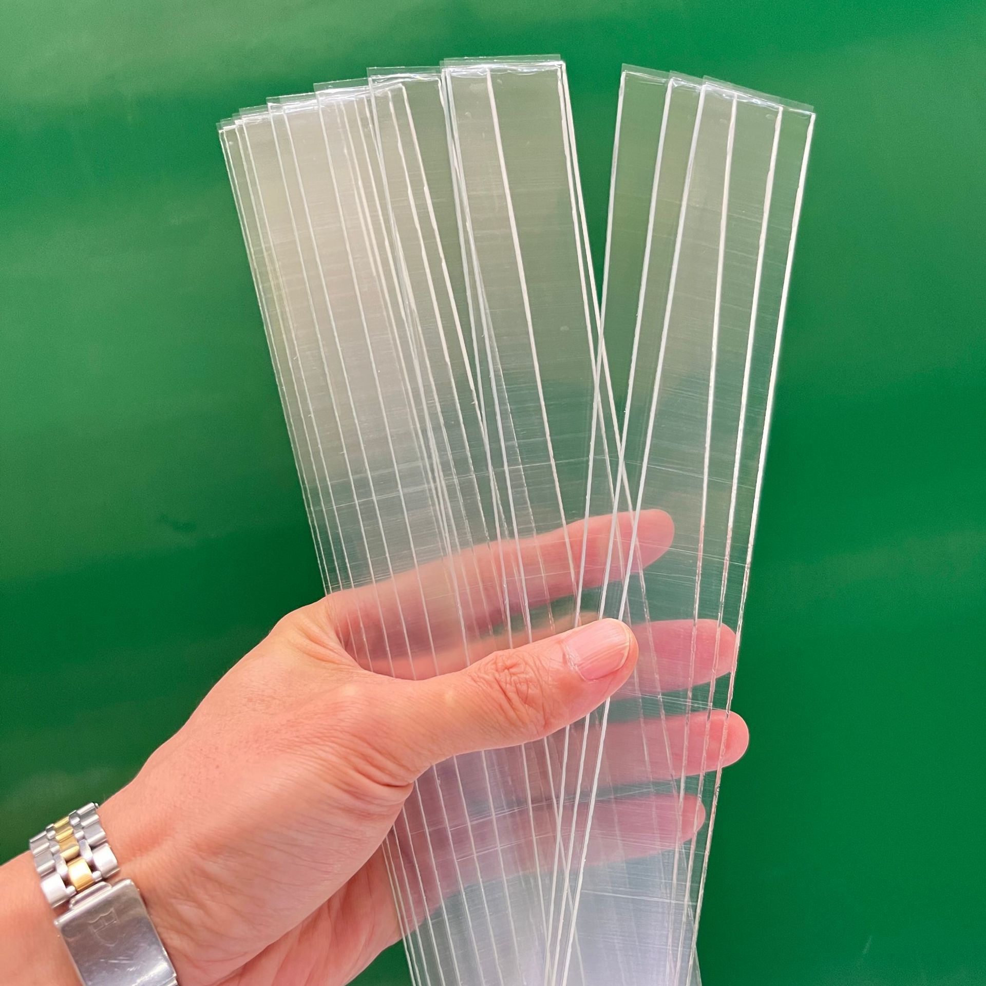 高温透明导轨免钉亚克力高透纳米长条塑料胶带条形塑胶双面胶贴