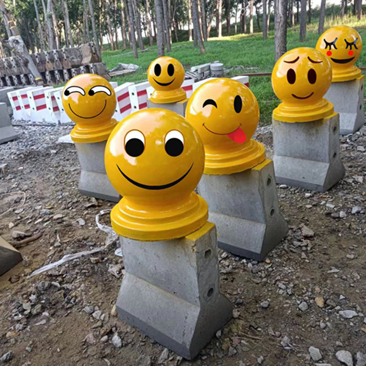 路障隔离球厂家 水泥隔离圆球 水泥隔离墩防撞墩分道隔离墩挡车球