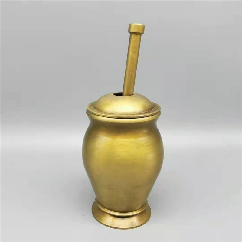 药具大号捣药罐 捣药缸黄铜制造黄铜药缸黄铜药罐