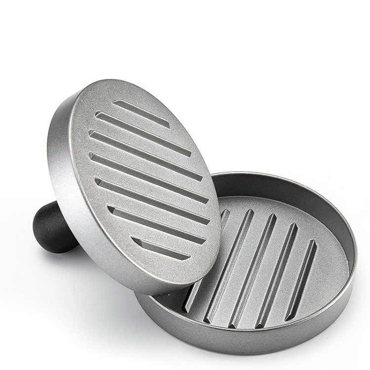 汉堡压肉器塑料手柄压肉饼器手动制作模具铝合金不粘肉饼压