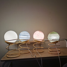 中欧式艺术台灯铁艺床头书房北欧风个性创意摄影桌上调光装饰灯具