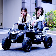 超大儿童电动车四轮小孩玩具可坐大人双人宝宝越野亲子车遥控汽车
