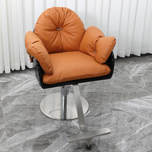 理发店椅子不锈钢发廊专用高端玻璃钢剪发凳子美发烫染区升降座椅