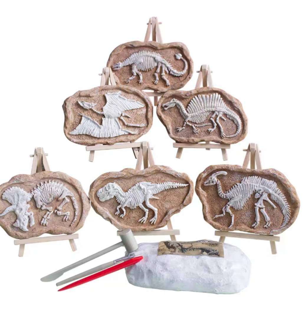 Pinocchio Archaeological Excavation Excavation Dinosaur Skeleton Blind Box Archaeological Dinosaur Excavation Archaeological Dinosaur Fossil Overall Dinosaur