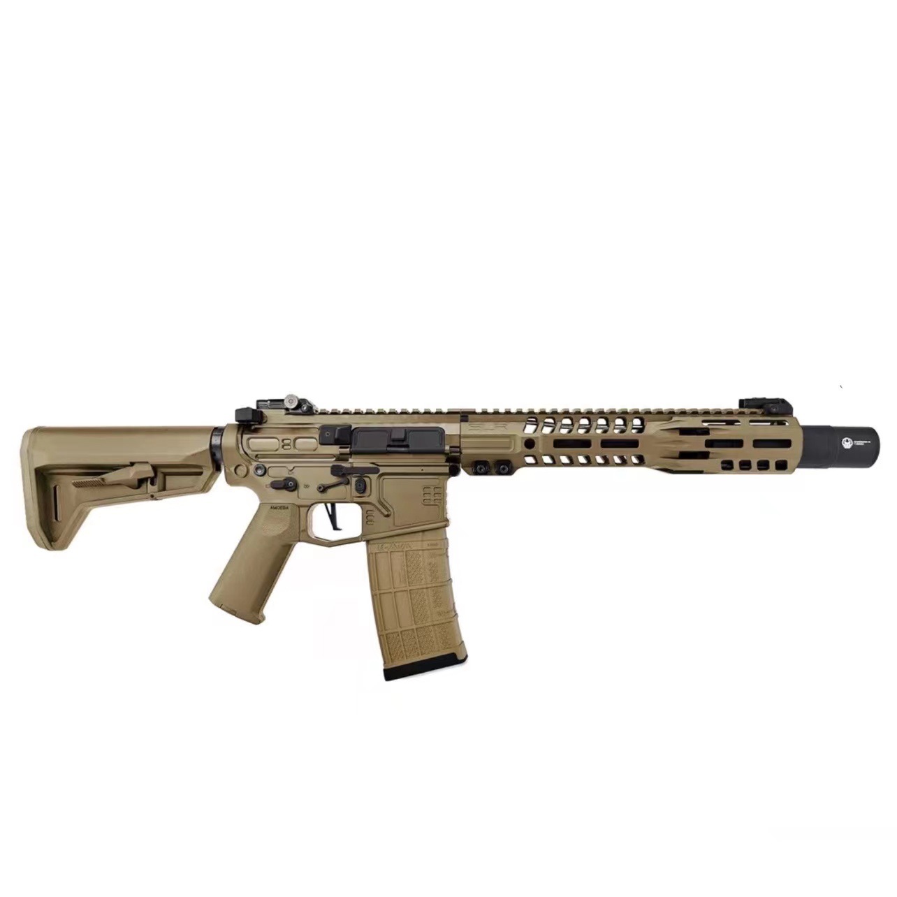 精击slr四代 sd 白透升级款 电动连发玩具模型 成人cs下场玩具枪