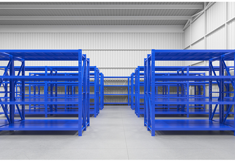 轻型中型多层货架仓储货架批发服装工厂仓库货架子货物置物储物架