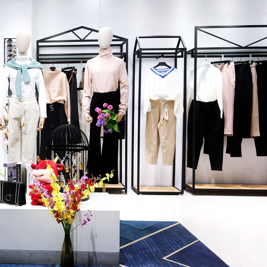 春夏新品曼喆女裤 杭州品牌女装折扣 专柜正品休闲裤萝卜裤收脚裤