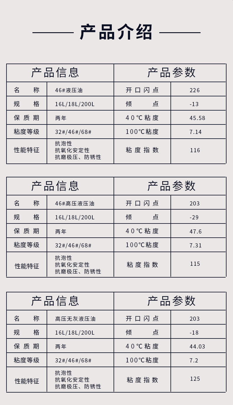 悍能润滑油4l抗磨液压油46号68#高压无灰机械矿厂设备用油批发