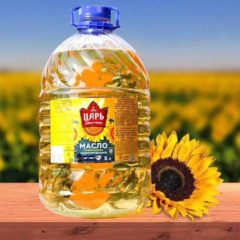 俄罗斯进口葵花籽油压榨无烟纯葵花油大桶家用食用油正品批发