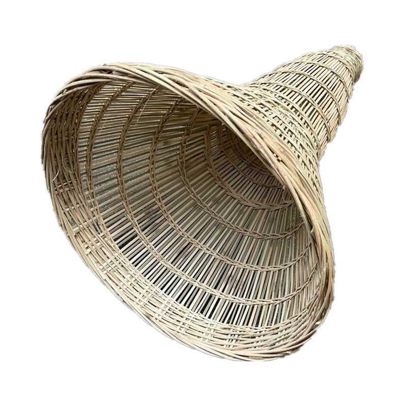 大漏斗笼黄鳝笼泥鳅鲶鱼黑鱼塘角鱼竹子编织传统渔具