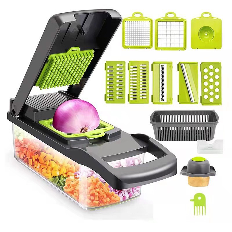 Multi-Function Vegetable Cutter Kitchen Vegetable Machine Potato Shredded Dicer Grater Radish Grater Slicer