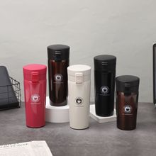 跨境美式咖啡杯304不锈钢保温杯学生大容量便携水杯商务直身杯