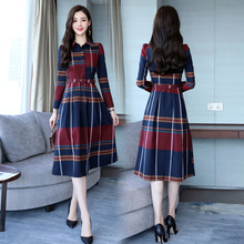 韩版潮流连衣裙2021春季SERQ1855-1小香风时髦一件代发批发配腰带