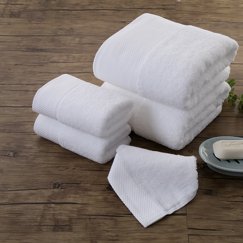 一笑倾城布草毛巾浴巾套巾纯 棉宾馆酒店客房民宿快捷宾馆批发