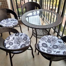 阳台桌椅藤椅三件套组合简约现代休闲户外室外庭院小茶几单人椅子