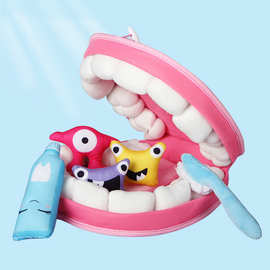 牙齿玩具套装 宝宝过家家牙齿早教认知幼儿园学刷牙玩具口腔玩具