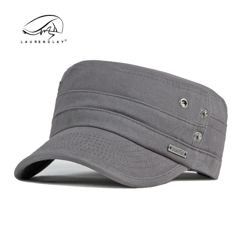 2023 New Personal Korean Style Flat-Top Cap Men's Spring and Summer Thin British Retro Casual Sun-Proof Peaked Cap for Women