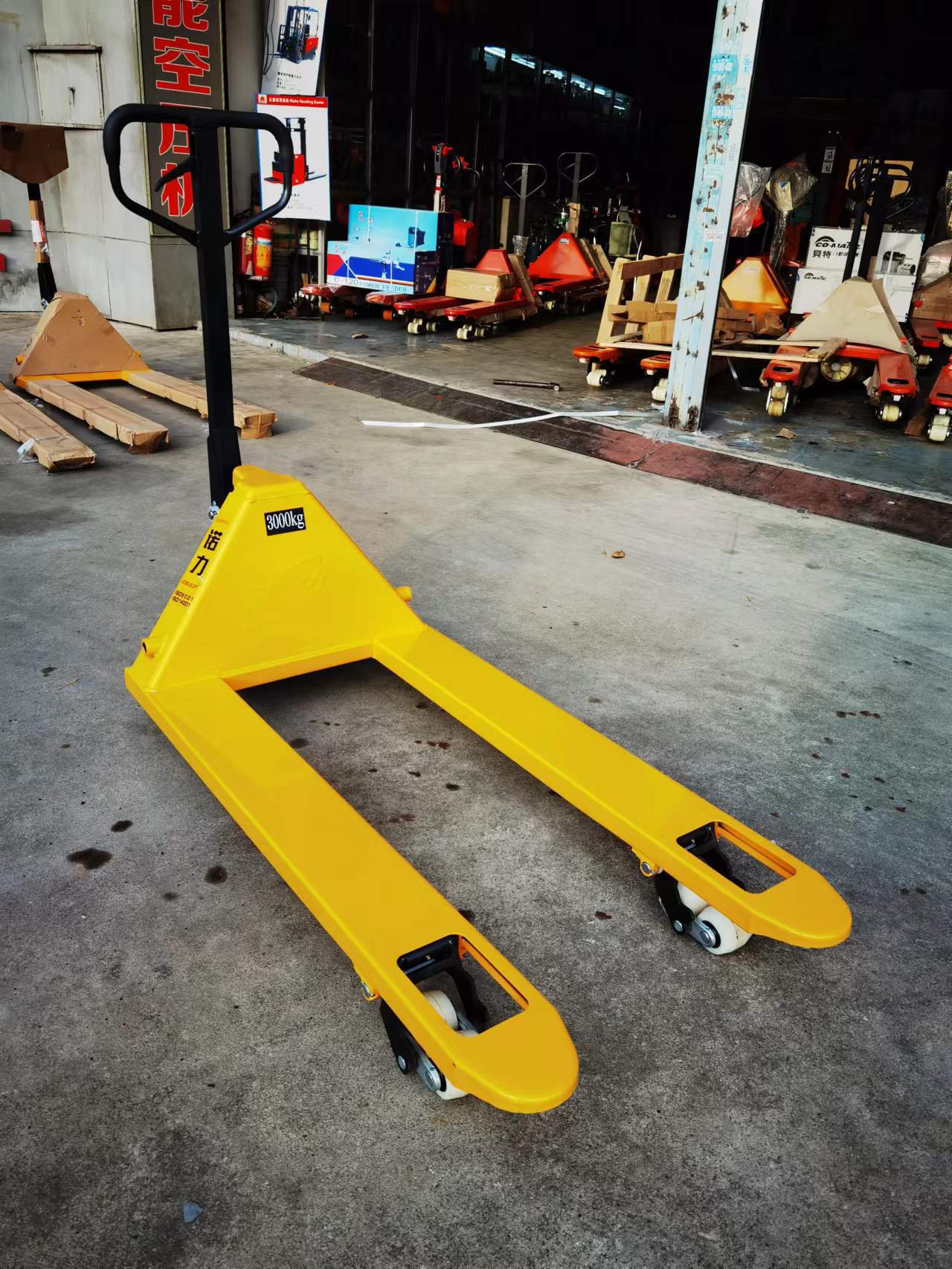 诺力ac3吨手动液压搬运车手拖车手推车地牛托盘车更耐用的好选择