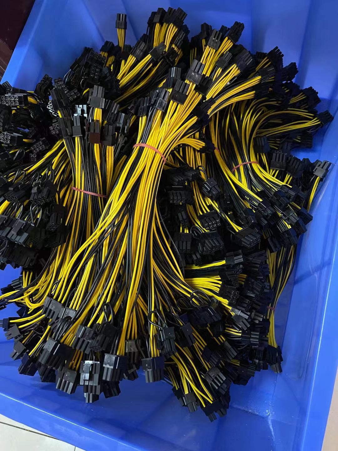 6pin转双8pin显卡供电线 6p转双8p 6p转6 2显卡线 显卡6p转8p铜芯