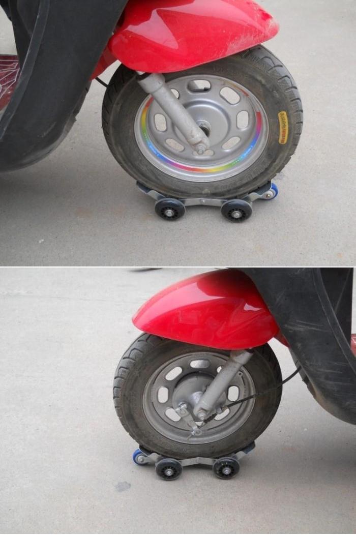 电瓶车挪车自救应急助力工具推车拖车器移车器电动车爆胎神器瘪胎