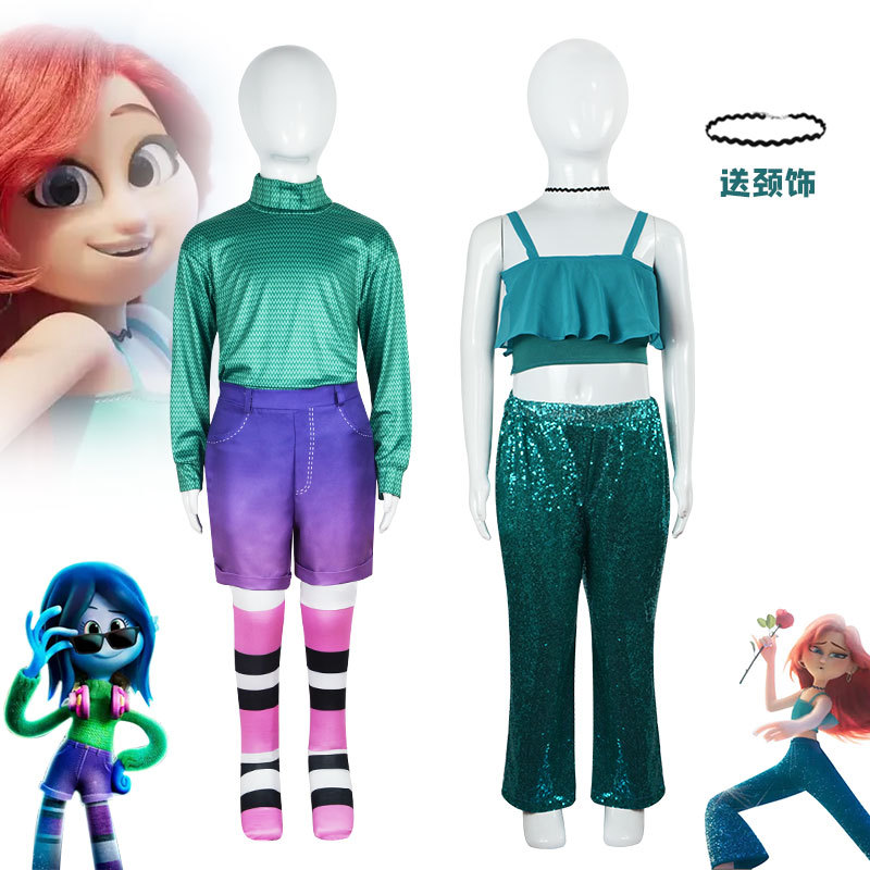 大梁 变身吉妹cos服ruby露比·吉尔曼cosplay服装人鱼切尔西舞台