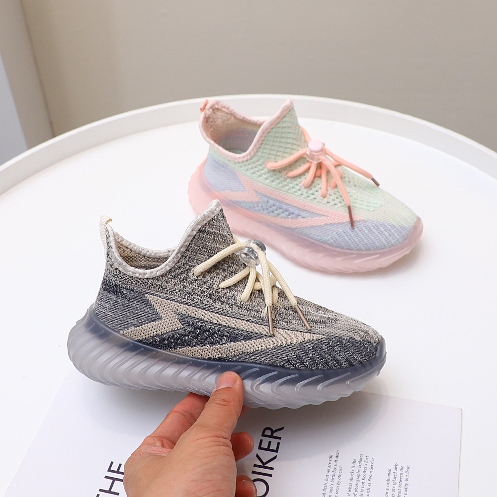 2024夏季新款镂空单网中大童鞋批发透气儿童椰子鞋运动鞋9763