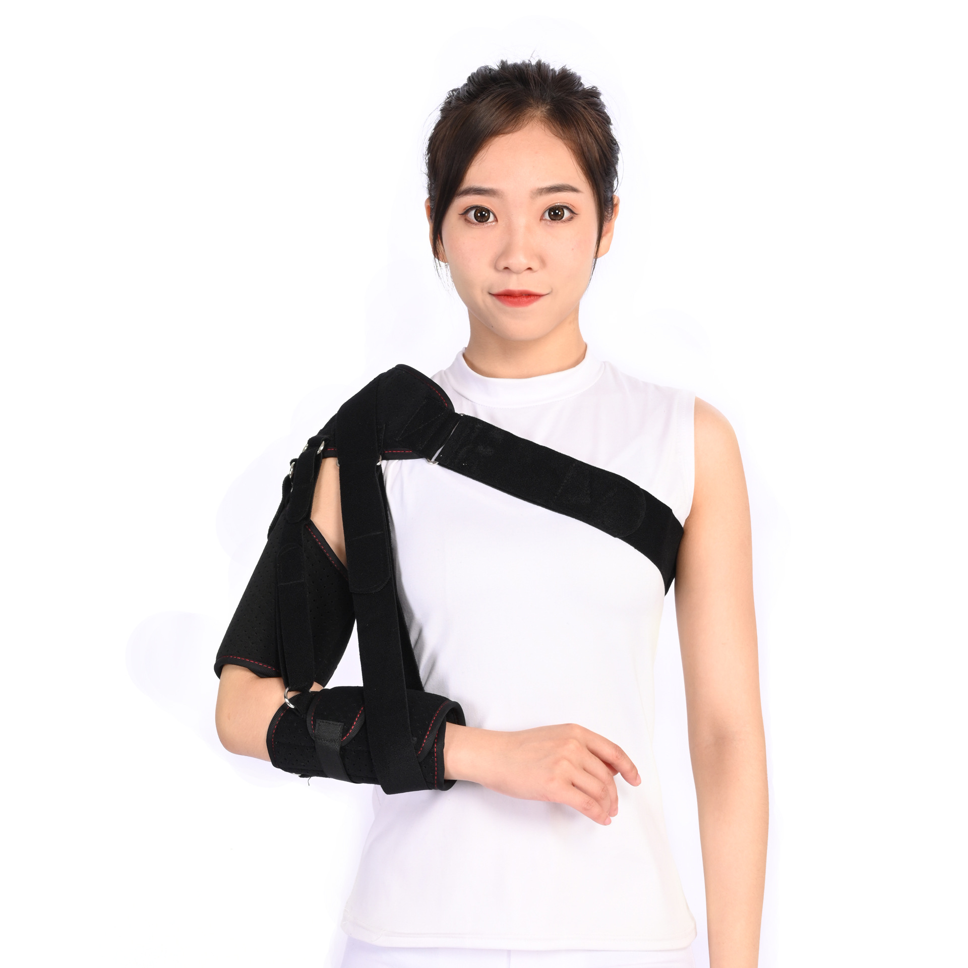 医用肩托康复肩关节半脱位偏瘫中风防脱臼保护固定带老人护肩