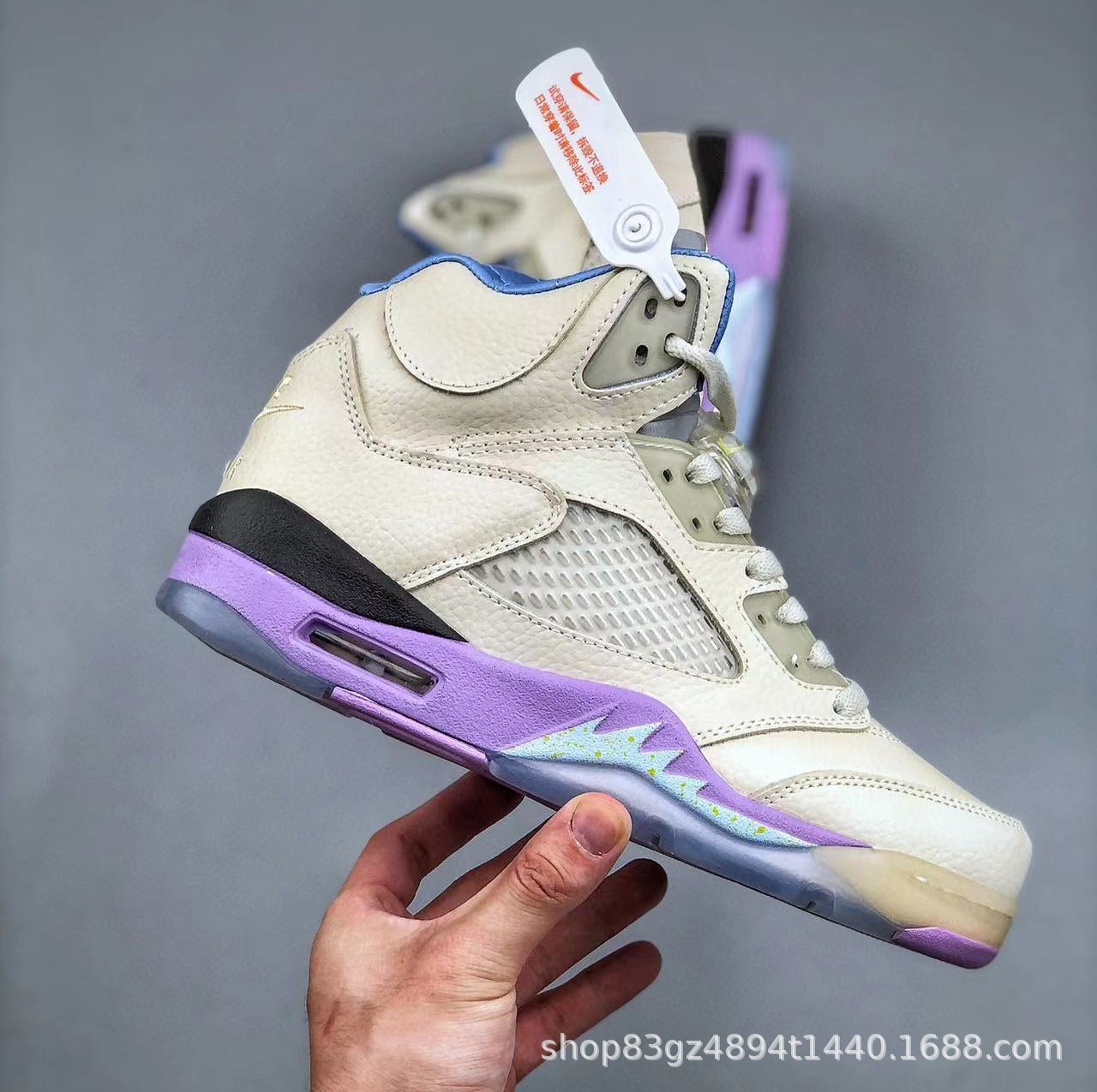 莆田鞋纯原过毒aj5流川枫红奥利奥郭艾伦公司级乔5红紫鸳鸯篮球鞋