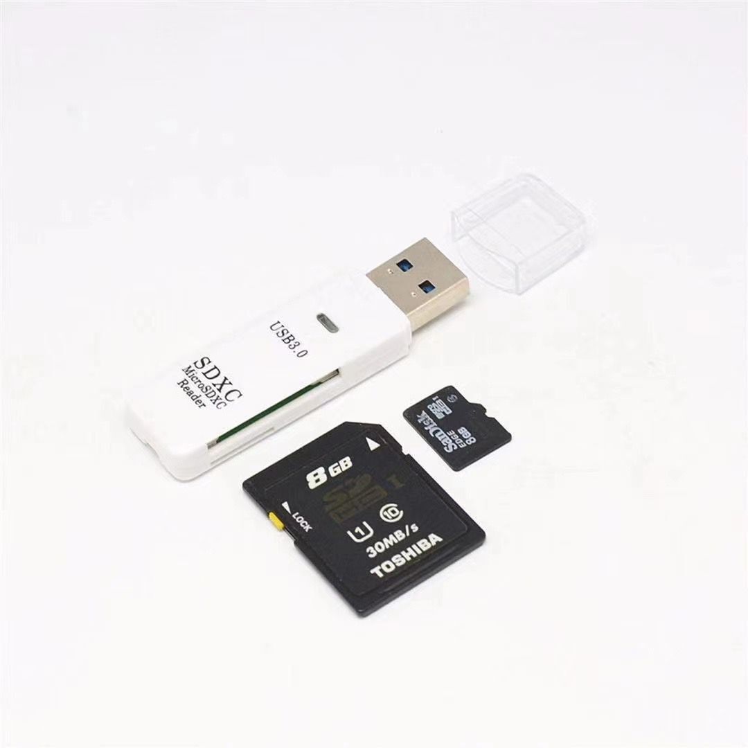 安卓手机电脑双用micro usb3.0读卡器tf内存卡高速读卡器即插即用