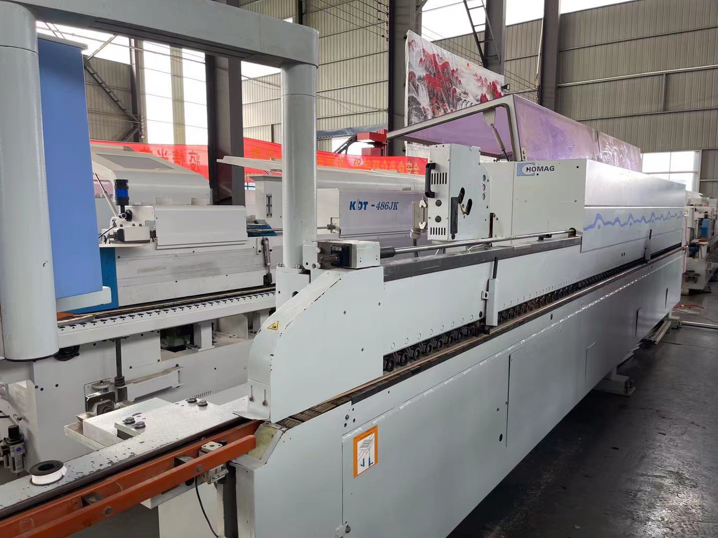 现货出售二手板式家具设备豪迈nkl210/7a/20封边机