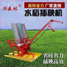 水稻插秧机手推新型插秧机手摇式水稻单人新式机器种植手动