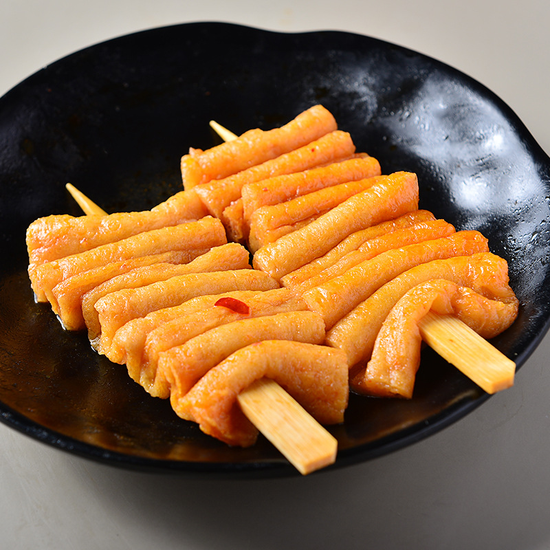 风琴豆皮串180g10串链锁便利店关东煮食材麻辣烫火锅食材批发