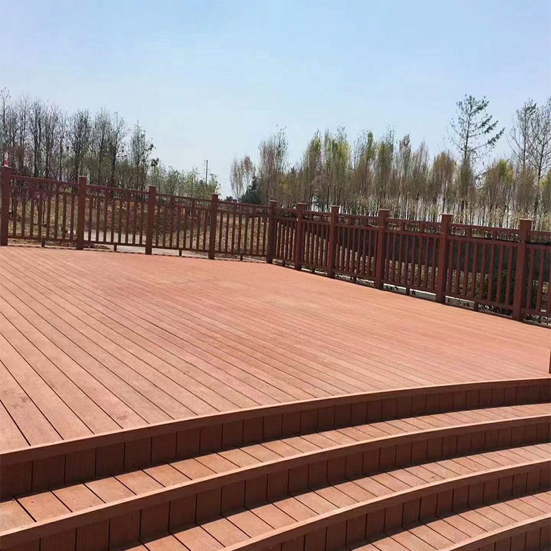 pe塑木 优质环保木塑护墙板 工厂直销户外格栅长城板