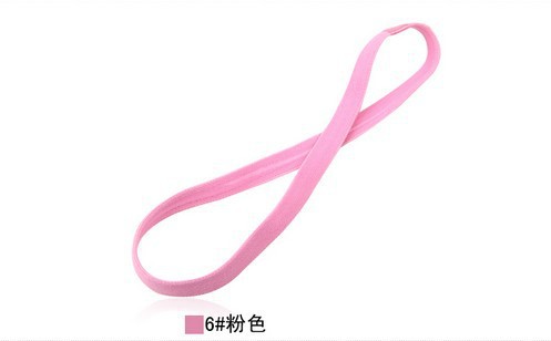 European and American Popular Tighten Rope Candy Color Running Headband Football Anti-Slip Hair Accessories Sports Yoga Hair Band Headband