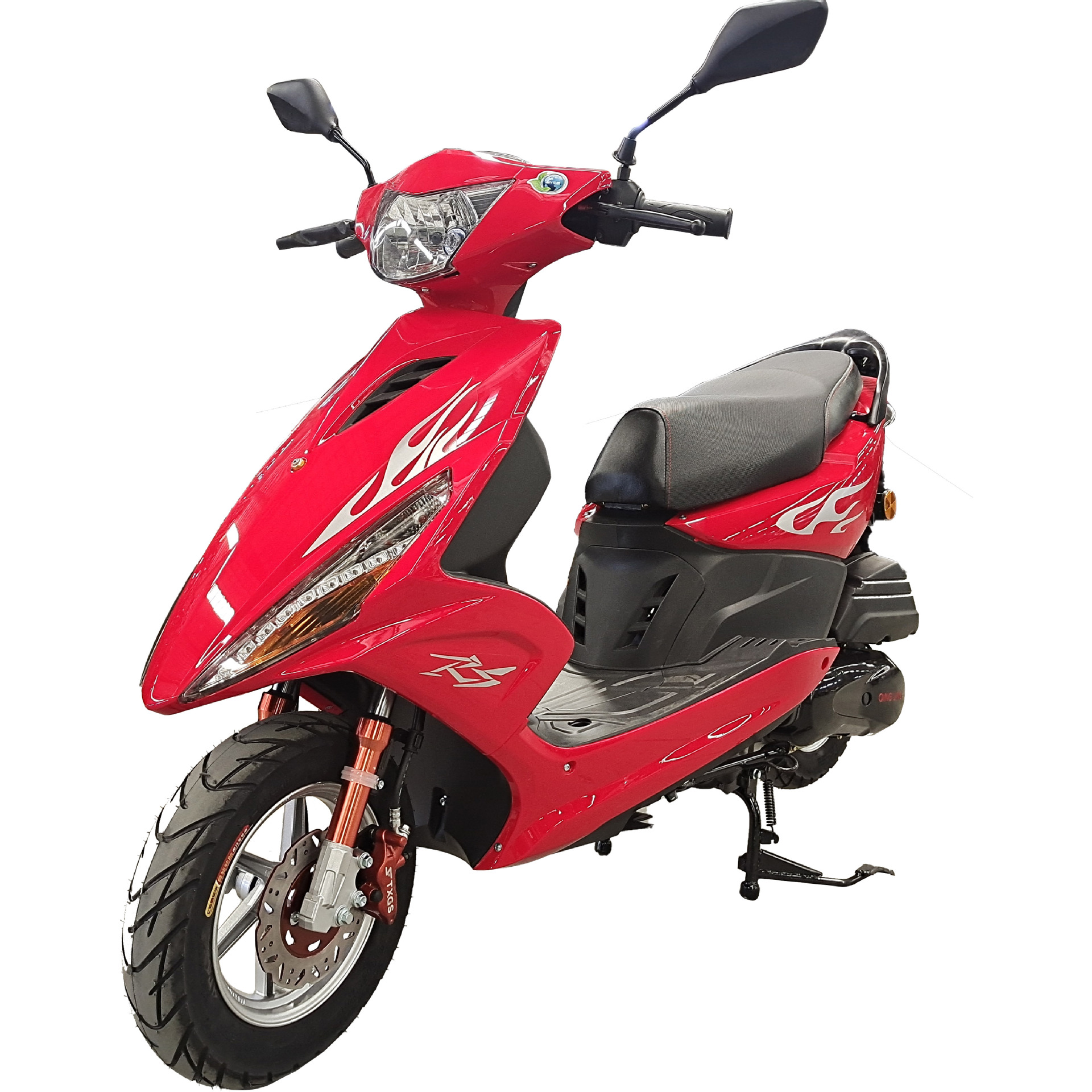 国三国四电喷鬼火雅马哈机摩托车女装踏板轻便燃油轻骑集团125