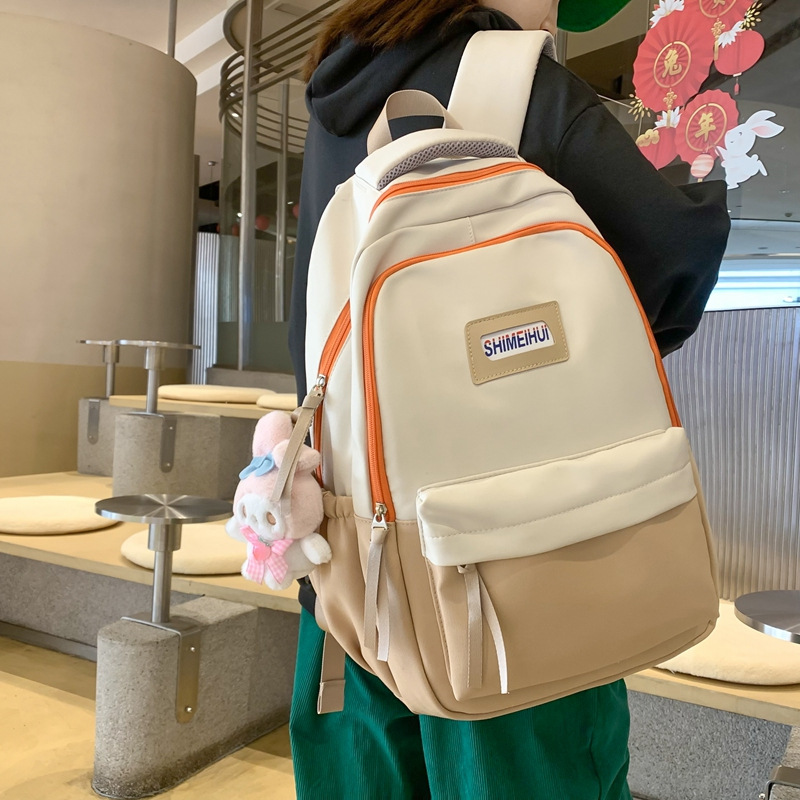 2023 New Fresh Schoolbag Female Junior High School Student High School and College Student Backpack Women's Large Capacity Computer Backpack