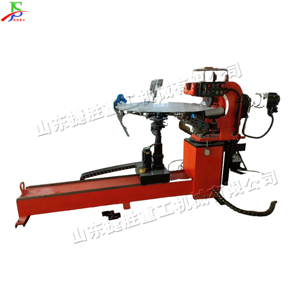 head flanging machine金属工业伺服封头旋边机 洒水车水箱压边机