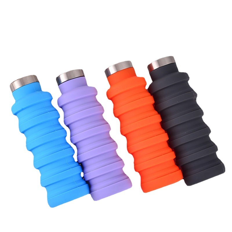 Silicone Cup Retractable Water Bottle Foldable Water Cup Outdoor Sports Travel Portable Water Bottle Water Cup Portable Cup Water Bottle