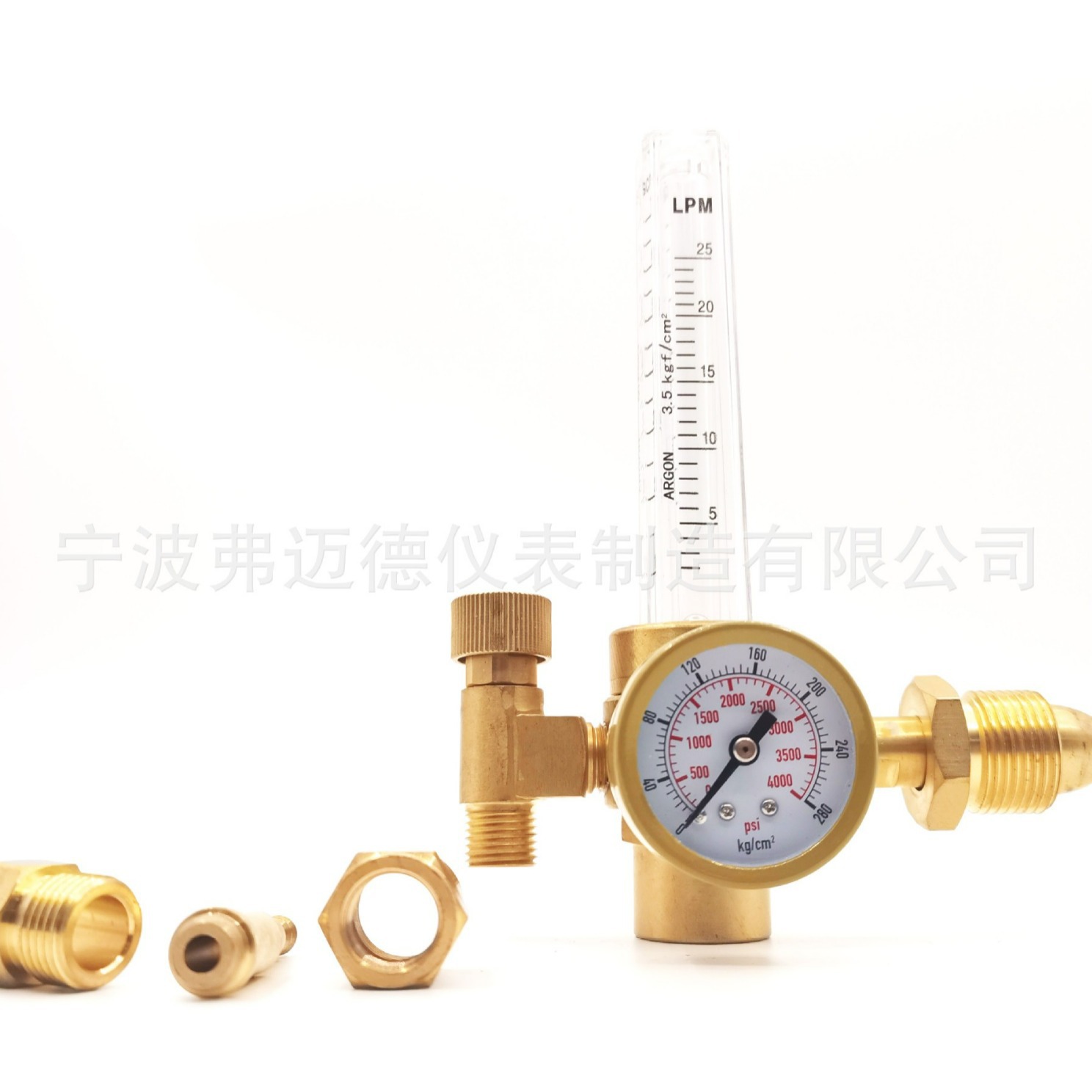 191氩气全铜减压器 减压阀 跨境电商 出口南美氩气节能表 argon