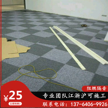 台球办公室专用地毯商用整铺拼接方块大面积卧室客厅家用隔音地垫