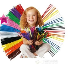 100PCS ChenIlle SteMS DIY MaterIalS PIPe Cleaner ChIlDren跨