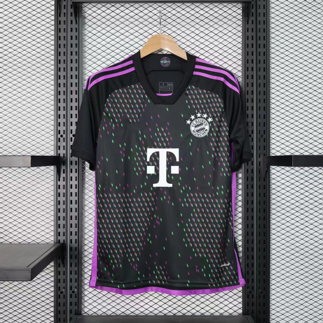 代发拜仁客场球衣球迷版单件上衣刺绣速干运动印号footall jersey