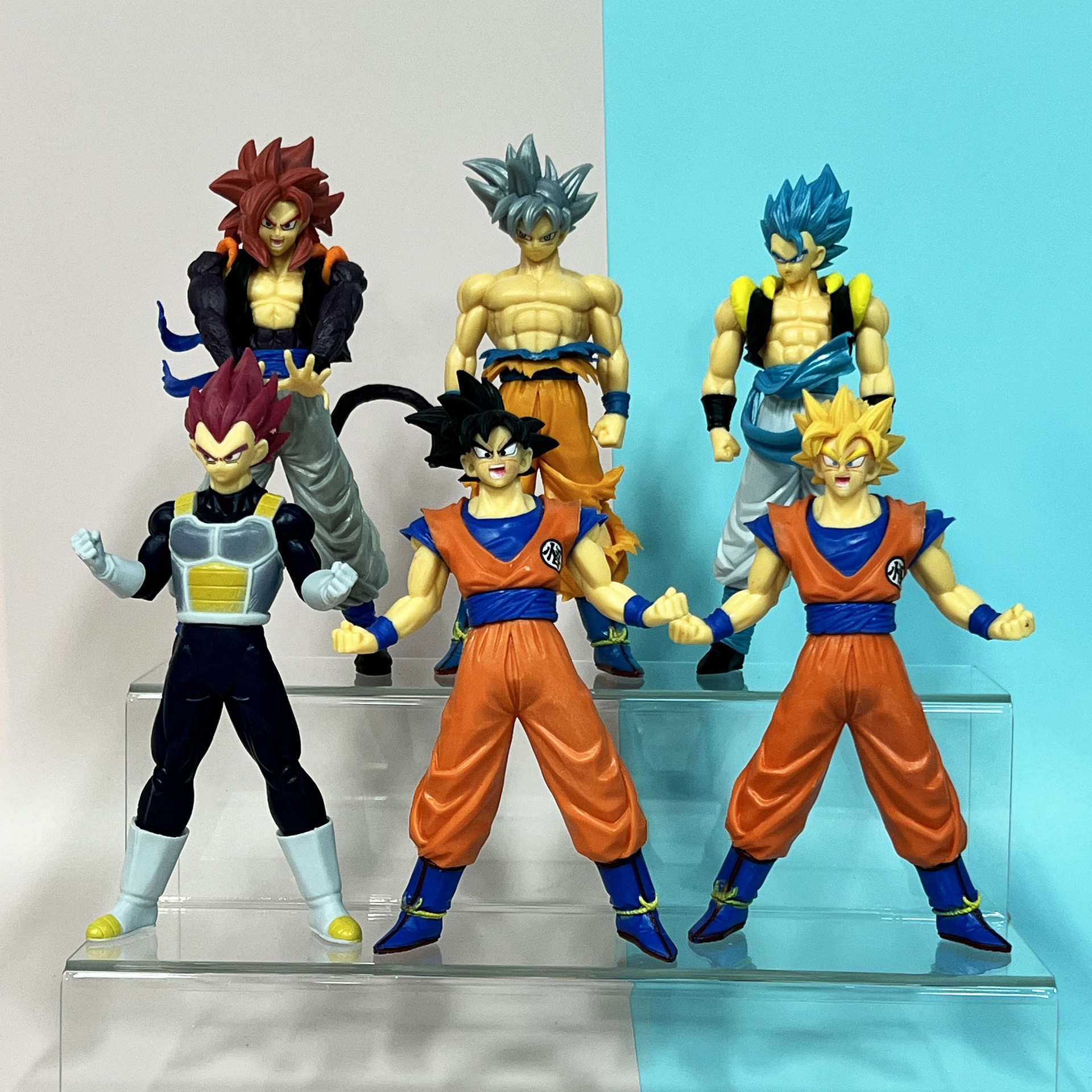 龙珠动漫手办模型 动漫手办 周边玩具 悟空贝吉塔赛亚人 套装礼品